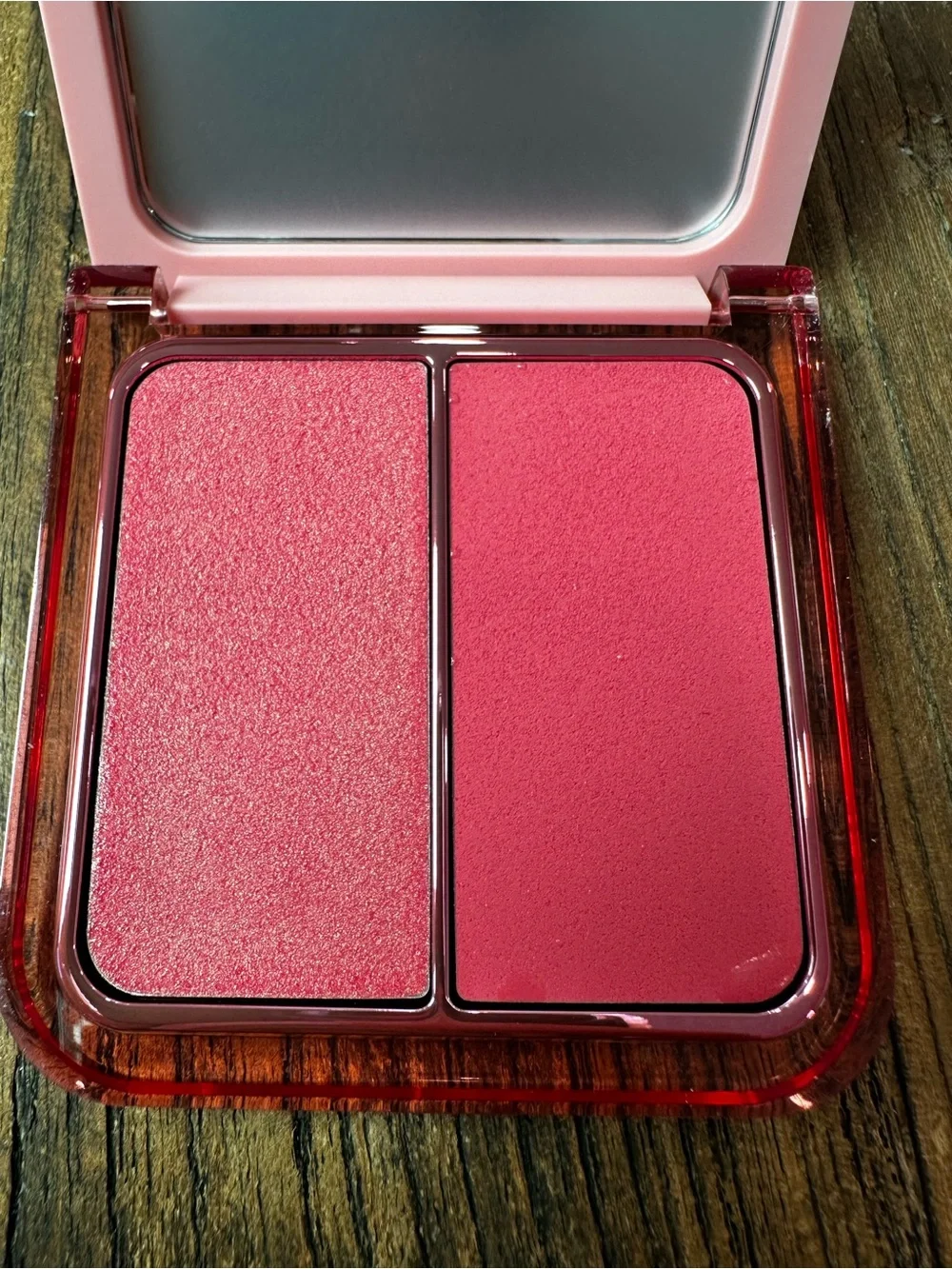 Natasha Denona Pink Dual Blush Duo — Shimmer & Matte Pink